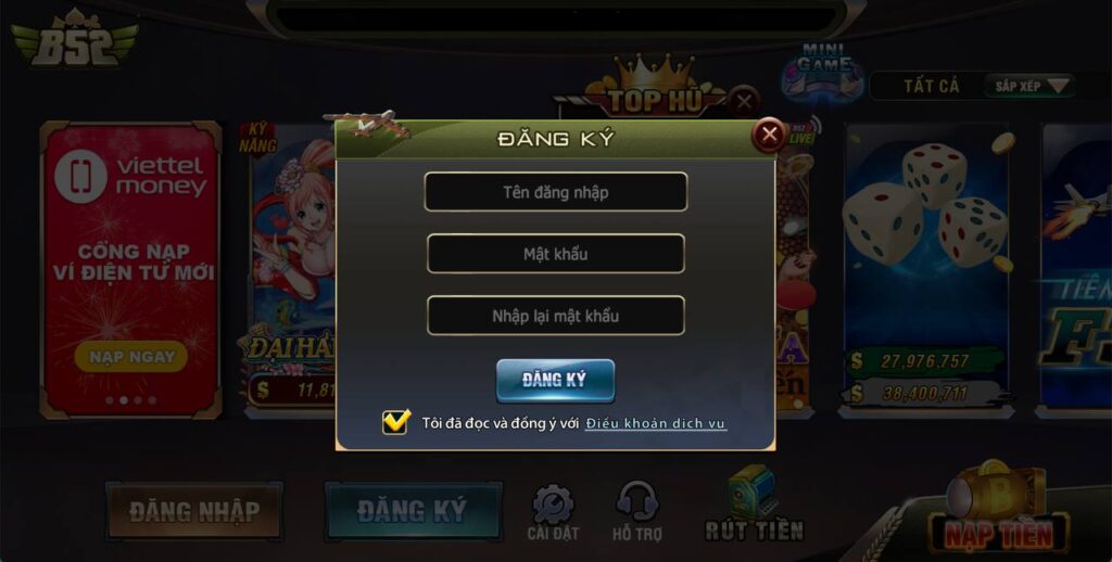 đăng ký b52club